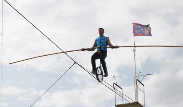 funambule équilibriste Pays de la Loire