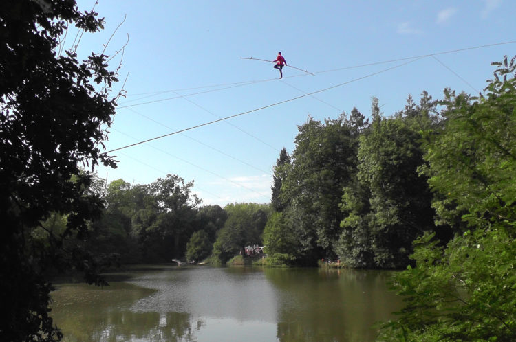 Grande traversé funambule