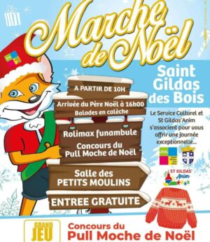 programme marché de noel 2021 st gildas des bois