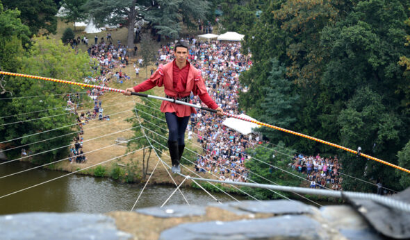 équilibriste Richard Robert funambule en Vendée